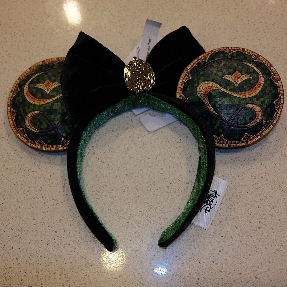 Disney Club 33 55 Emerald Anniversary Minnie Mouse Ears NWT